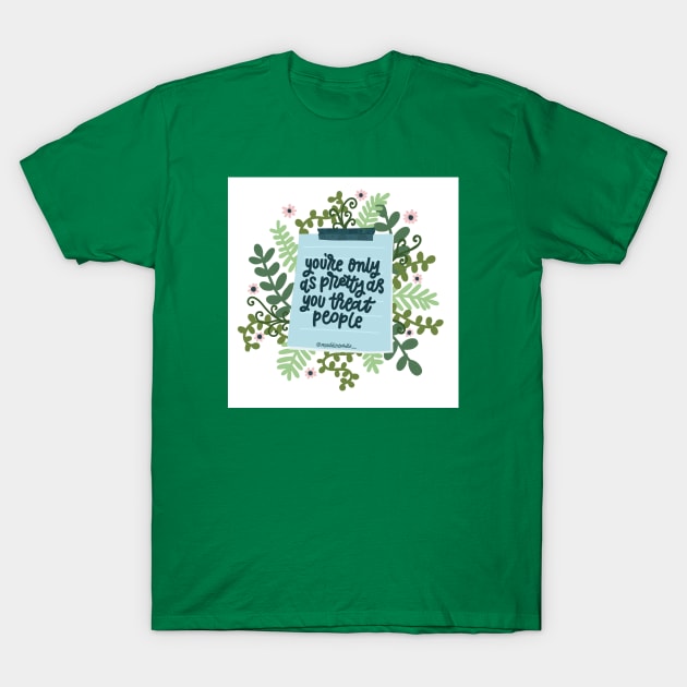 Be Kind T-Shirt by Maddie Doodle